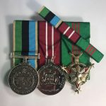 Military medals and ribbon bars