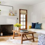 living room decorated in coastal style