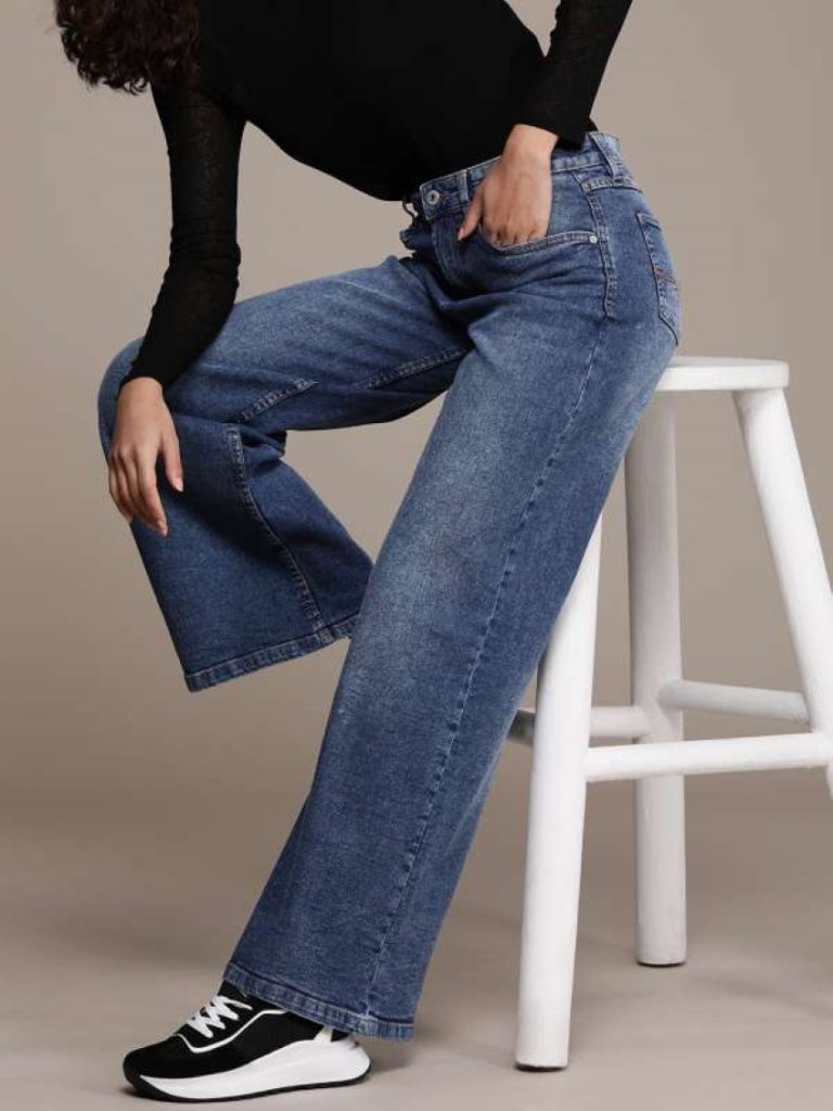 close up of ladies jeans