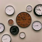 various wall clocks