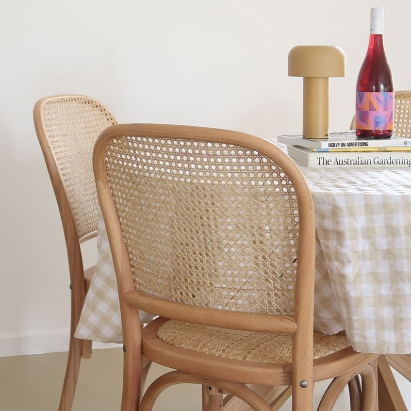 Salsa 2.0 Rattan & Bentwood Dining Chair Natural | Set of 2