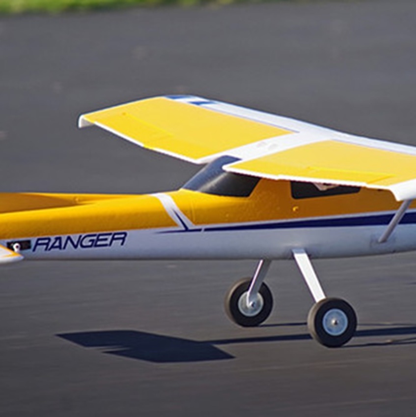 FMS Ranger 1220mm V3 RTF RC Plane with Reflex V3 Gyro - Yellow - Mode 2
